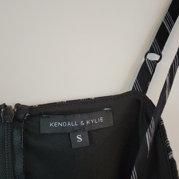 Kendall & Kylie Striped Strappy Body Hugging Mini Dress-Adjustable Strap, small - Picture 3 of 16